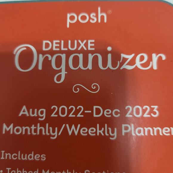 Andrews McMeel Posh Deluxe Organizer 17-Month 2022-2023 Monthly/Weekly Planner - Picture 2 of 16